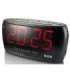FM clock radio display 1.8" Lenco, black