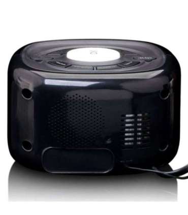 Kellraadio öövalgustiga Lenco CR12BK, must