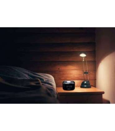 Kellraadio öövalgustiga Lenco CR12BK, must