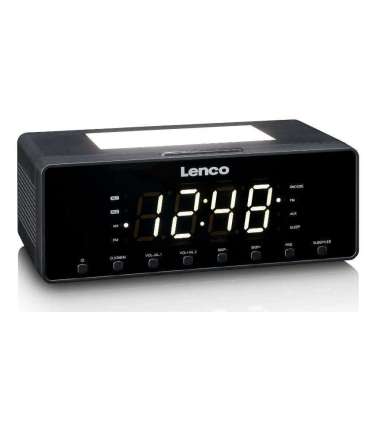 Kellraadio öövalgustusega Lenco CR540BK
