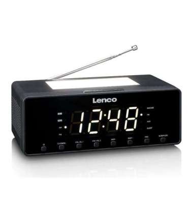 Kellraadio öövalgustusega Lenco CR540BK