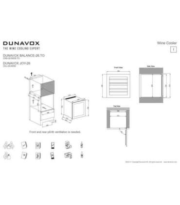 Wine cooler Dunavox