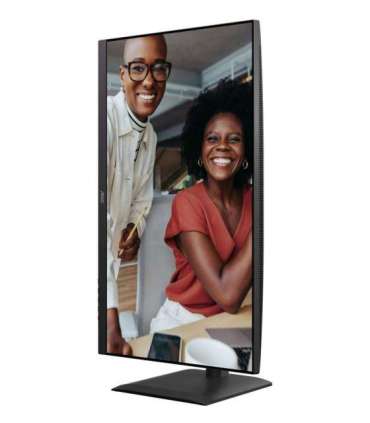 AOC U27E4CV 27 " IPS UHD 16:9 60 Hz 4 ms 3840 x 2160 pixels 400 cd/m² HDMI ports quantity 2 Black