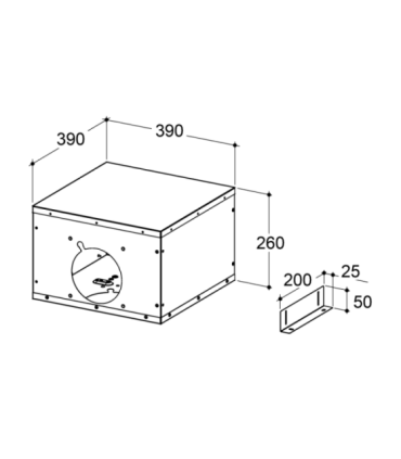 Remote blower kit Faber õhupuhastajatele