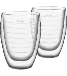 Borosilicate glass soft drink glasses set 2x370ml Vaso Lamart LT9013