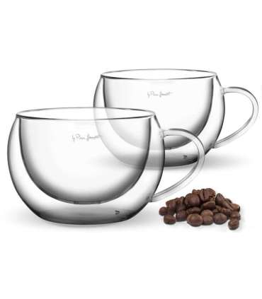 Boorsilikaadist cappuccino tassid 2x270ml Vaso Lamart LT9012