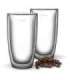 Boorsilikaadist latte klaasid 2x380ml Vaso Lamart LT9011