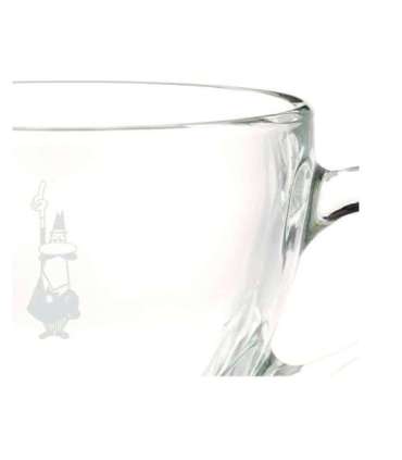 Set 2 cappuccio cupa Bialetii, glass