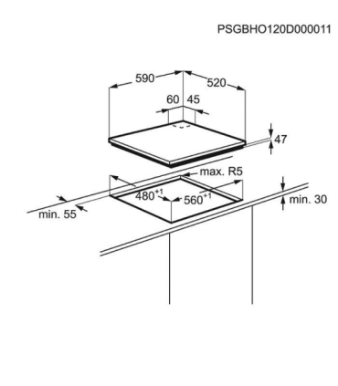 Electrolux EGT6242NVK