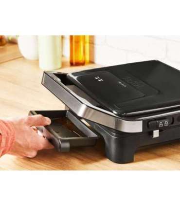 Tefal GC271810 Inicio Panini and grilling machine, Non-stick, Black/Stainless steel TEFAL