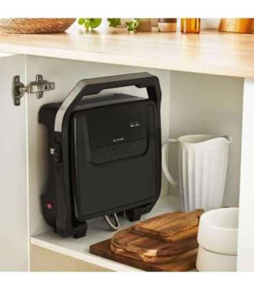 Tefal GC271810 Inicio Panini and grilling machine, Non-stick, Black/Stainless steel TEFAL