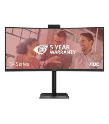 AOC CU34E4CW Curved 34" 3440x1440/21:9/350cd/m2/4ms HDMI, DisplayPort, USB, Audio out AOC