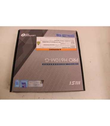 SALE OUT. MSI PRO H610M-G MSI PRO H610M-G Processor family Intel Processor socket LGA1700 DDR5 Supported hard