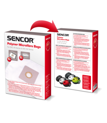Microfibre bags 5 pcs for Sencor SVC45, 52