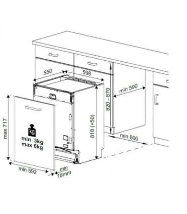 Integreeritav nõudepesumasin Beko BDIN36530