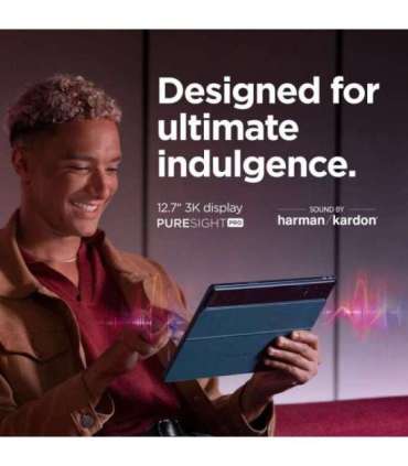 Lenovo Yoga Tab Plus 12.7 3K Touch Snapdragon 8/16GB/256GB/Qualcomm Adreno 750/Android 14/ENG kbd/Tidal Teal/FP/2Y