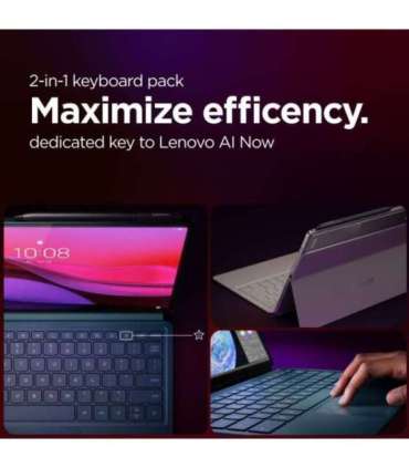 Lenovo Yoga Tab Plus 12.7 3K Touch Snapdragon 8/16GB/256GB/Qualcomm Adreno 750/Android 14/ENG kbd/Tidal Teal/FP/2Y