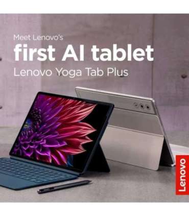 Lenovo Yoga Tab Plus 12.7 3K Touch Snapdragon 8/16GB/256GB/Qualcomm Adreno 750/Android 14/ENG kbd/Tidal Teal/FP/2Y