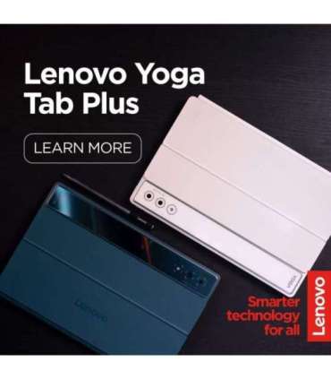 Lenovo Yoga Tab Plus 12.7 3K Touch Snapdragon 8/16GB/256GB/Qualcomm Adreno 750/Android 14/ENG kbd/Tidal Teal/FP/2Y
