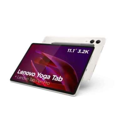 Lenovo Yoga Tab 11.1 3.2K Touch Qualcomm Snapdragon 8/12GB/256GB/Qualcomm Adreno 750/Android 15/Seashell/2Y Warranty |