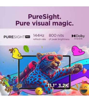 Lenovo Yoga Tab 11.1 3.2K Touch Qualcomm Snapdragon 8/12GB/256GB/Qualcomm Adreno 750/Android 15/Seashell/2Y Warranty |