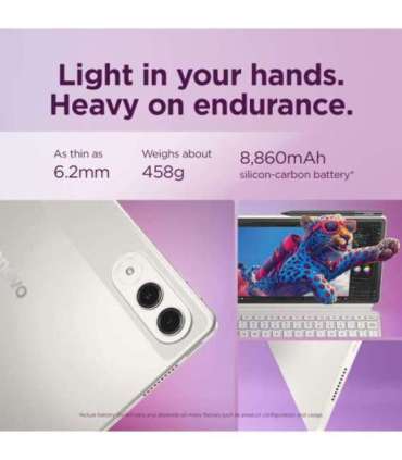 Lenovo Yoga Tab 11.1 3.2K Touch Qualcomm Snapdragon 8/12GB/256GB/Qualcomm Adreno 750/Android 15/Seashell/2Y Warranty |