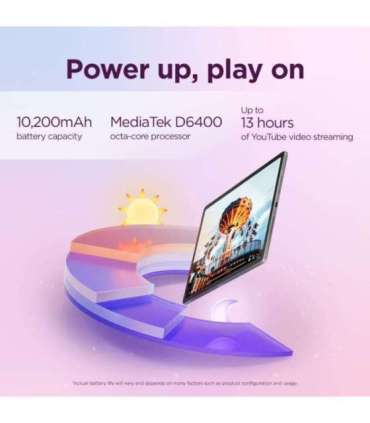 Lenovo Idea Tab Plus 12.1 2.5K MediaTek Dimensity 6400/12GB/256GB/ARM Mali-G57/Android 15/Luna Grey/5G/2Y Warranty |