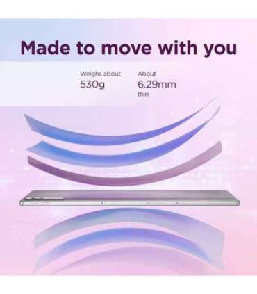 Lenovo Idea Tab Plus 12.1 2.5K MediaTek Dimensity 6400/12GB/256GB/ARM Mali-G57/Android 15/Luna Grey/5G/2Y Warranty |