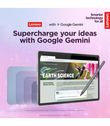 Lenovo Idea Tab Plus 12.1 2.5K MediaTek Dimensity 6400/12GB/256GB/ARM Mali-G57/Android 15/Luna Grey/5G/2Y Warranty |