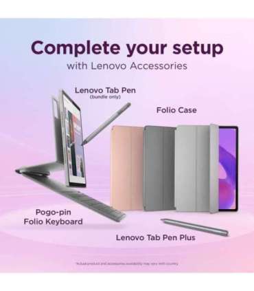 Lenovo Tab Plus 12.1 2.5K Touch MediaTek Dimensity 6400/12GB/256GB/ARM Mali-G57/Android 15/Luna Grey/2Y Warranty |