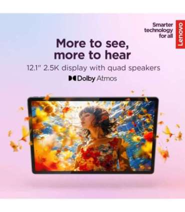 Lenovo Tab Plus 12.1 2.5K Touch MediaTek Dimensity 6400/12GB/256GB/ARM Mali-G57/Android 15/Luna Grey/2Y Warranty |