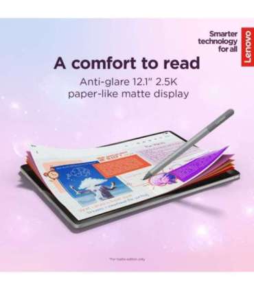 Lenovo Tab Plus 12.1 2.5K Touch MediaTek Dimensity 6400/8GB/128GB/ARM Mali-G57/Android 15/Cloud Grey/2Y Warranty |