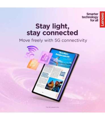 Lenovo Tab Plus 12.1 2.5K Touch MediaTek Dimensity 6400/8GB/128GB/ARM Mali-G57/Android 15/Cloud Grey/2Y Warranty |