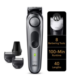 Braun Beard Trimmer BT7420 Cordless Number of length steps 40 Black