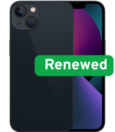 RENEW Apple Grade B iPhone 13 Midnight 6.1 " Super Retina XDR A15 Bionic 4 GB 128 GB iOS