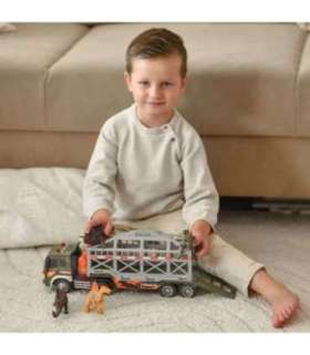 WOOPIE Ciężarówka Transporter Dinozaurów Auto z Dźwiękiem i Światłem