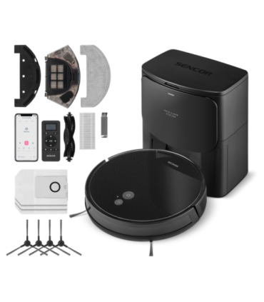 Robotic vacuum cleaner Sencor, black