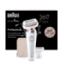 Braun Epilator SES9-030 3D Silk-Epilk 9 Flex Operating time (max) 50 min Number of power levels 2 Wet & Dry |