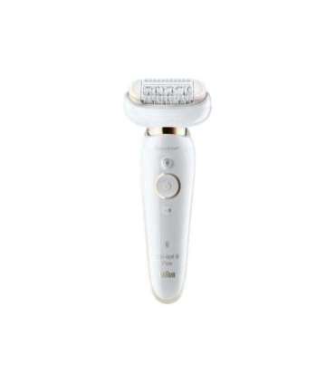 Braun Epilator SES9-030 3D Silk-Epilk 9 Flex Operating time (max) 50 min Number of power levels 2 Wet & Dry |