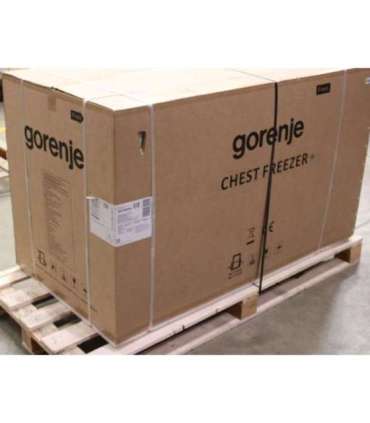 SALE OUT. Gorenje Freezer FH43EAW, Energy efficiency class E, Chest, Free standing, Height 85.8 cm, Total net capacity