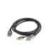 Lanberg HDMI (M) to Displayport (M) cable 4K, Black CA-HDDP-20CU-0018-BK 1.8 m