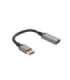 Lanberg Displayport (M) to HDMI (F) Adapter 8K on cable 20cm, Silver AD-DP-HD-04