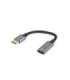 Lanberg Displayport (M) to HDMI (F) Adapter 8K on cable 20cm, Silver AD-DP-HD-04