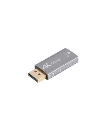 Lanberg Displayport (M) to HDMI (F) Adapter 4K, Silver AD-DP-HD-01