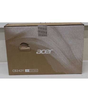 SALE OUT. Acer Vero CB242YGbipr 60cm 23.8'' FHD ZeroFrame 120Hz IPS 16:9 1ms(VRB) 250nits VGA HDMI DP AdaptiveSync EU