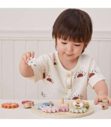 VIGA PolarB Drewniane Kolorowe Koła Zębate Montessori