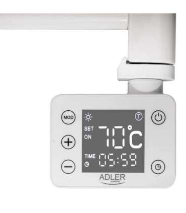 Adler AD 7823 Electric bathroom heater LED white