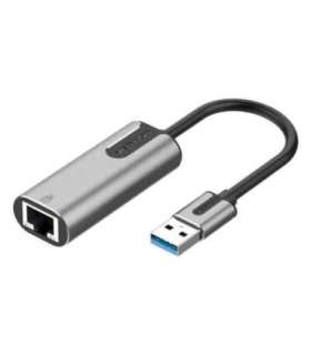 Vention USB 3.0-A to Gigabit Ethernet Adapter Gray 0.15M Aluminum Alloy Type