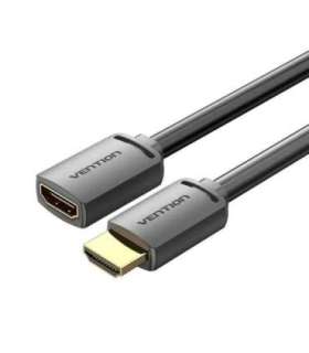 Vention HDMI-A Male to HDMI-A Female 4K HD Cable PVC Type 5M Black