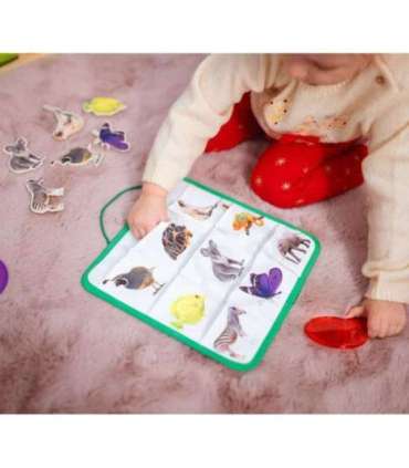 TOOKY TOY XXL karp Montessori hariv 7-ühes sensoorne mäng, 25–30 kuud